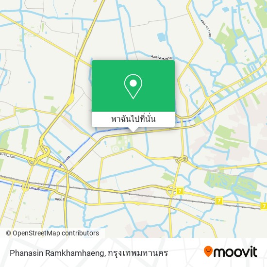 Phanasin Ramkhamhaeng แผนที่