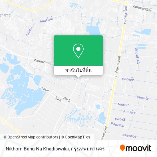 Nikhom Bang Na Khadisiwilai แผนที่