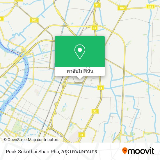 Peak Sukothai Shao Pha แผนที่