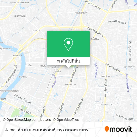 JJmallห้องกำแพงเพชรชั้น6 แผนที่