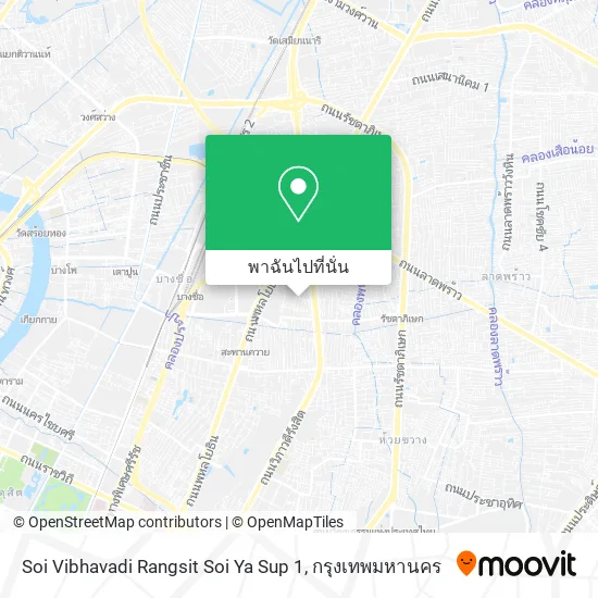 Soi Vibhavadi Rangsit Soi Ya Sup 1 แผนที่
