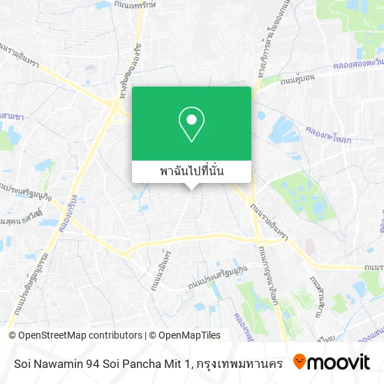 Soi Nawamin 94 Soi Pancha Mit 1 แผนที่
