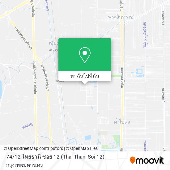 74 / 12 ไทยธานี ซอย 12 (Thai Thani Soi 12) แผนที่