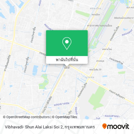 Vibhavadi- Shun Alai Laksi Soi 2 แผนที่