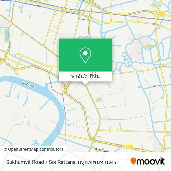 Sukhumvit Road / Soi Rattana แผนที่