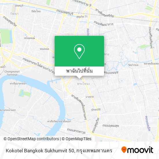 Kokotel Bangkok Sukhumvit 50 แผนที่