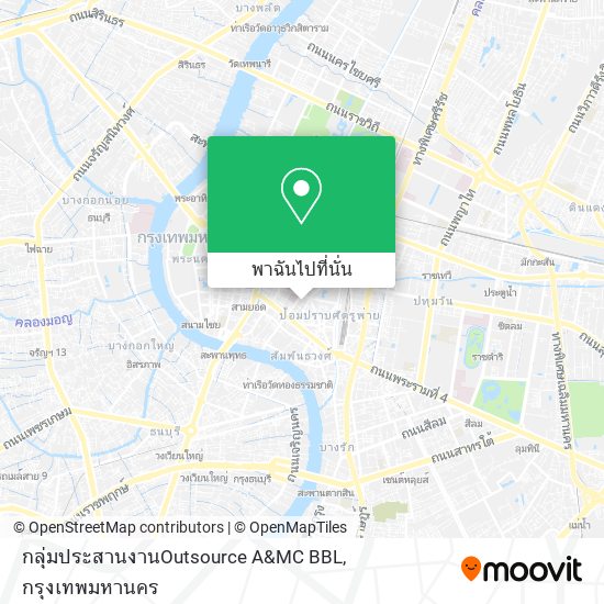 กลุ่มประสานงานOutsource A&MC BBL แผนที่
