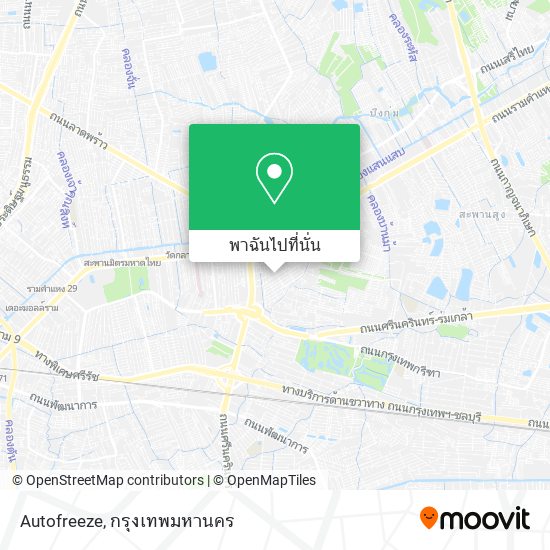 Autofreeze แผนที่