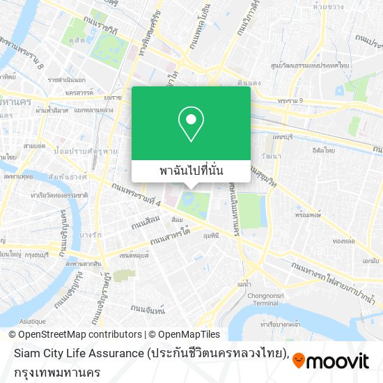 Siam City Life Assurance (ประกันชีวิตนครหลวงไทย) แผนที่