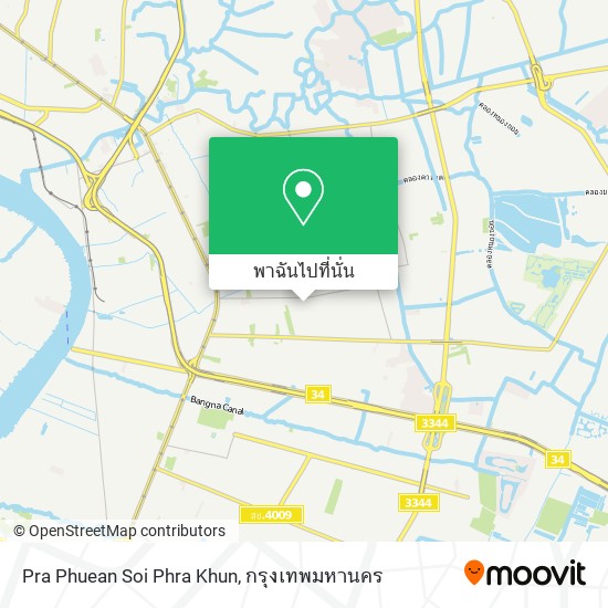 Pra Phuean Soi Phra Khun แผนที่