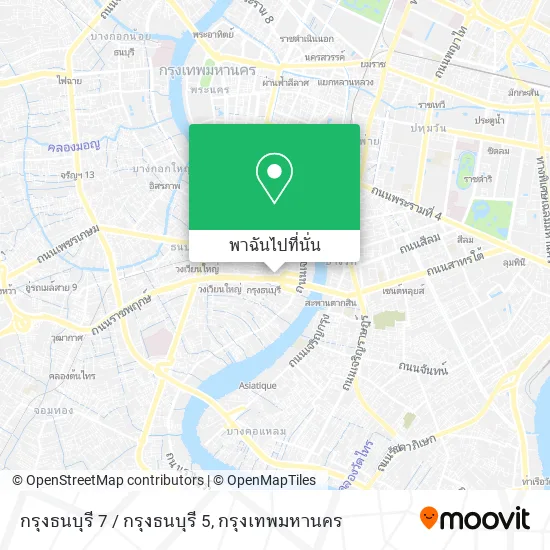 กรุงธนบุรี 7 / กรุงธนบุรี 5 แผนที่