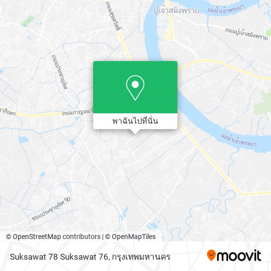 Suksawat 78 Suksawat 76 แผนที่