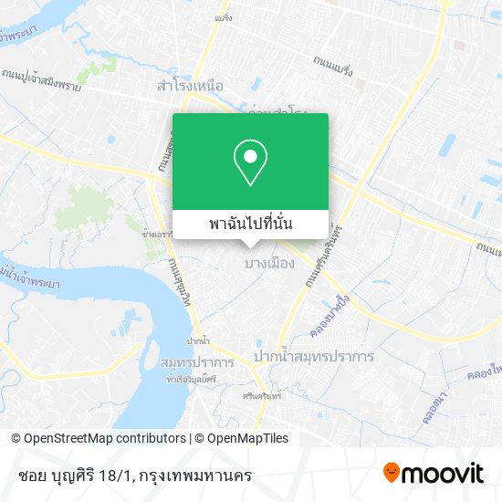 ซอย บุญศิริ 18/1 แผนที่