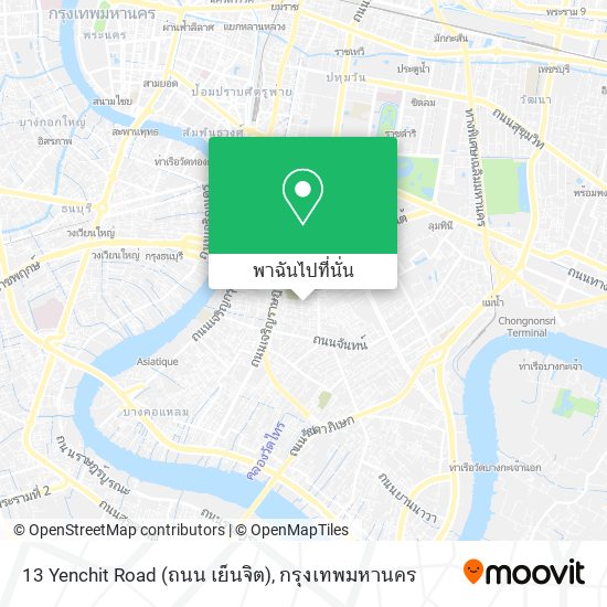 13 Yenchit Road (ถนน เย็นจิต) แผนที่