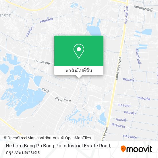 Nikhom Bang Pu Bang Pu Industrial Estate Road แผนที่