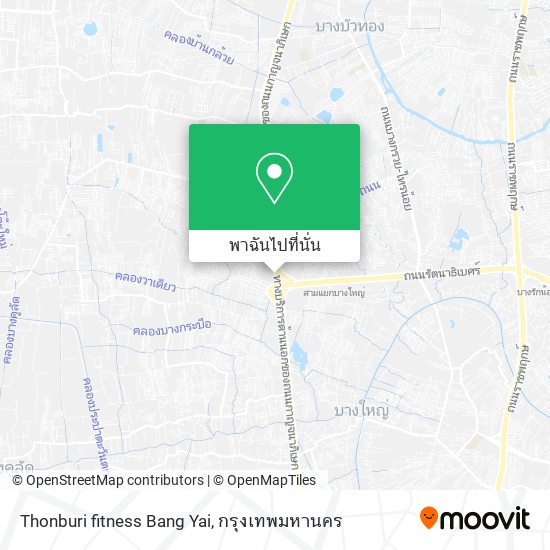 Thonburi fitness Bang Yai แผนที่