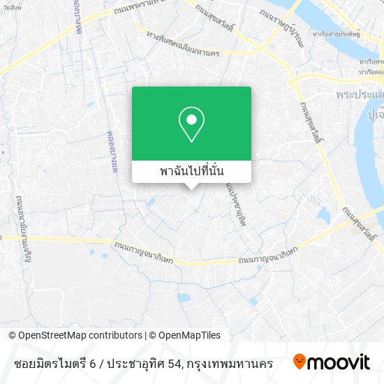 ซอยมิตรไมตรี 6 / ประชาอุทิศ 54 แผนที่