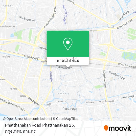 Phatthanakan Road Phatthanakan 25 แผนที่