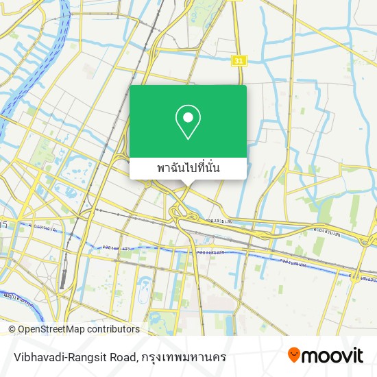 Vibhavadi-Rangsit Road แผนที่