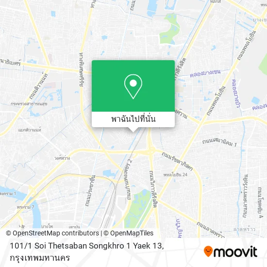 101 / 1 Soi Thetsaban Songkhro 1 Yaek 13 แผนที่