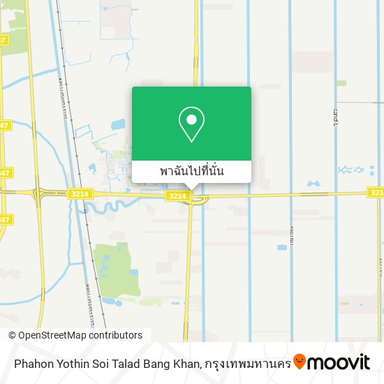 Phahon Yothin Soi Talad Bang Khan แผนที่