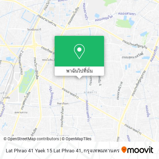 Lat Phrao 41 Yaek 15 Lat Phrao 41 แผนที่