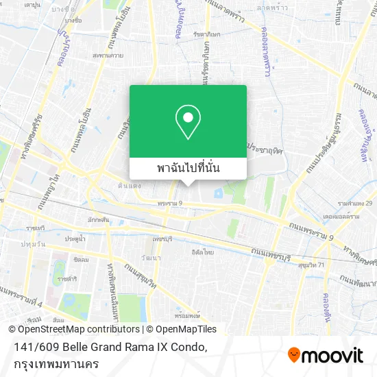 141 / 609 Belle Grand Rama IX Condo แผนที่