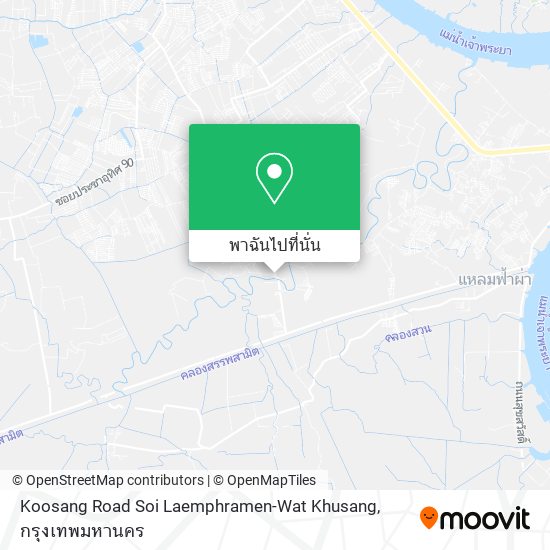 Koosang Road Soi Laemphramen-Wat Khusang แผนที่