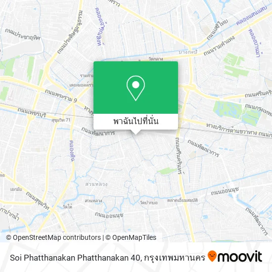 Soi Phatthanakan Phatthanakan 40 แผนที่