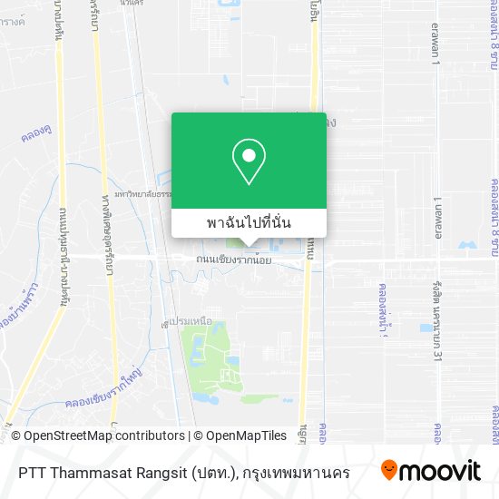 PTT Thammasat Rangsit (ปตท.) แผนที่