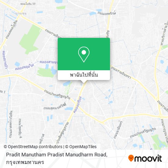 Pradit Manutham Pradist Manudharm Road แผนที่