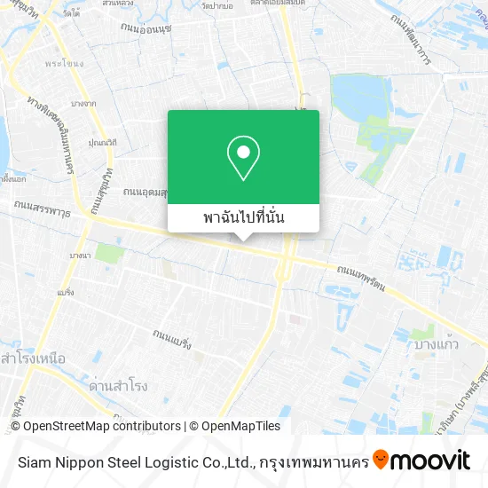 Siam Nippon Steel Logistic Co.,Ltd. แผนที่