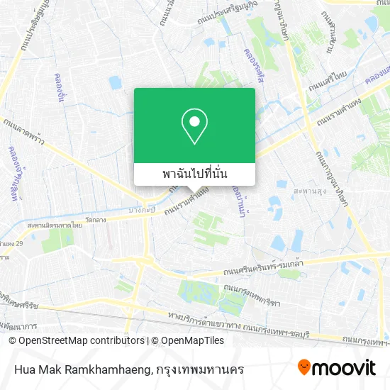Hua Mak Ramkhamhaeng แผนที่