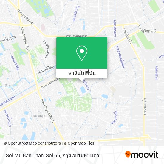 Soi Mu Ban Thani Soi 66 แผนที่