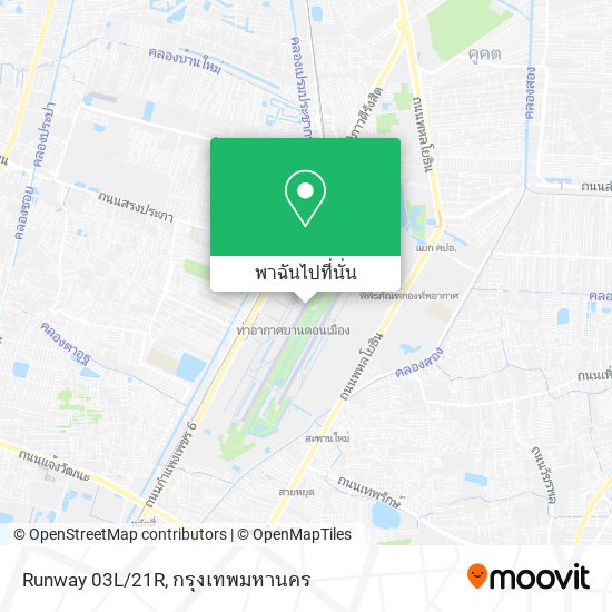 Runway 03L/21R แผนที่