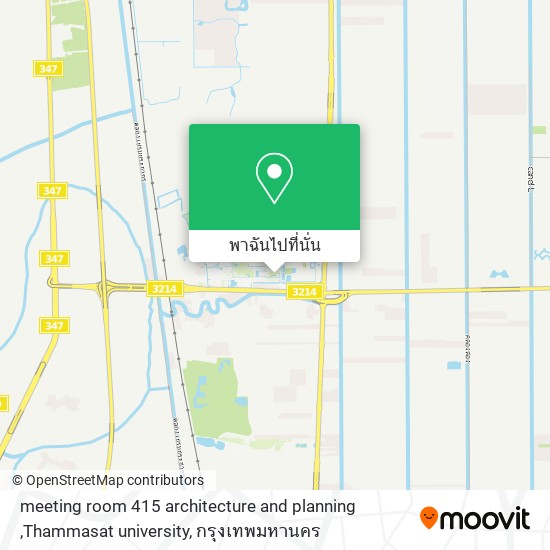 meeting room 415  architecture and planning ,Thammasat university แผนที่