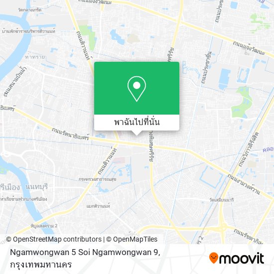 Ngamwongwan 5 Soi Ngamwongwan 9 แผนที่