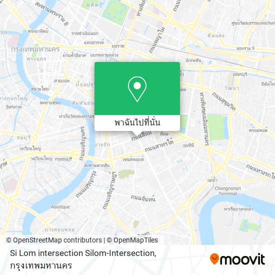 Si Lom intersection Silom-Intersection แผนที่
