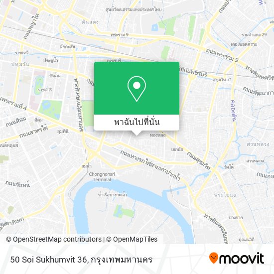 50 Soi Sukhumvit 36 แผนที่