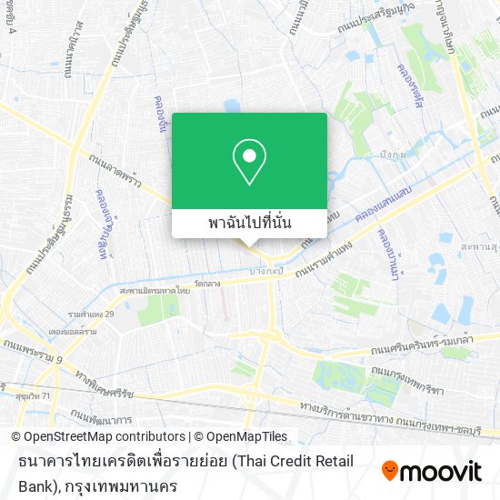 ธนาคารไทยเครดิตเพื่อรายย่อย (Thai Credit Retail Bank) แผนที่
