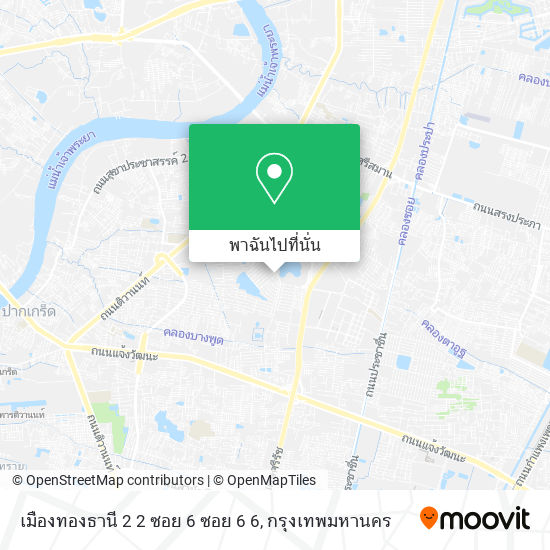 เมืองทองธานี 2 2 ซอย 6 ซอย 6 6 แผนที่