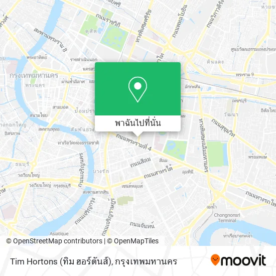 Tim Hortons (ทิม ฮอร์ตันส์) แผนที่