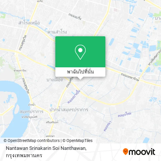 Nantawan Srinakarin Soi Nanthawan แผนที่