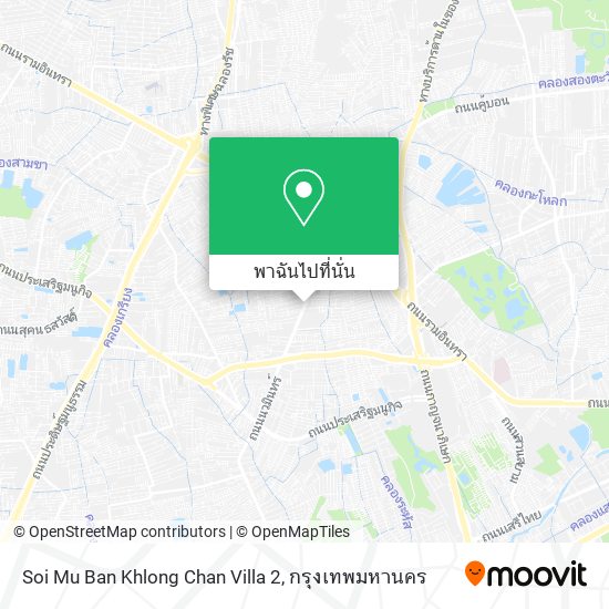 Soi Mu Ban Khlong Chan Villa 2 แผนที่