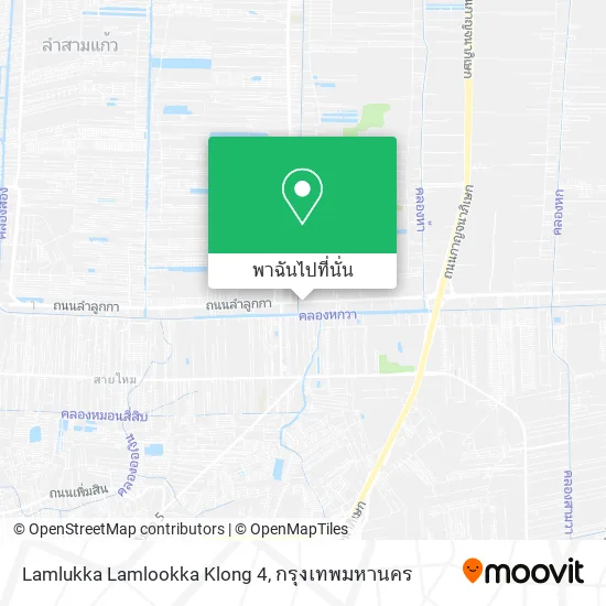 Lamlukka Lamlookka Klong 4 แผนที่