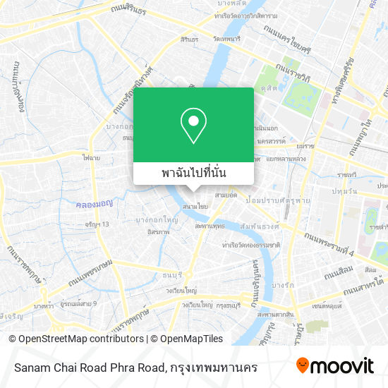 Sanam Chai Road Phra Road แผนที่