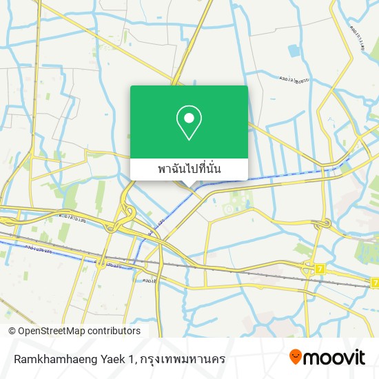 Ramkhamhaeng Yaek 1 แผนที่