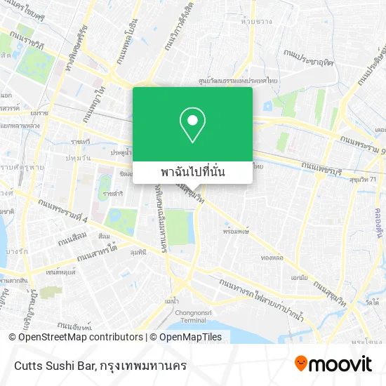 Cutts Sushi Bar แผนที่