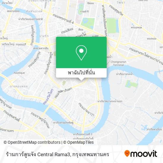 ร้านการ์ตูนจัง Central Rama3 แผนที่