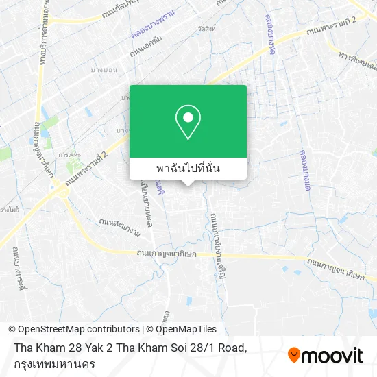 Tha Kham 28 Yak 2 Tha Kham Soi 28 / 1 Road แผนที่